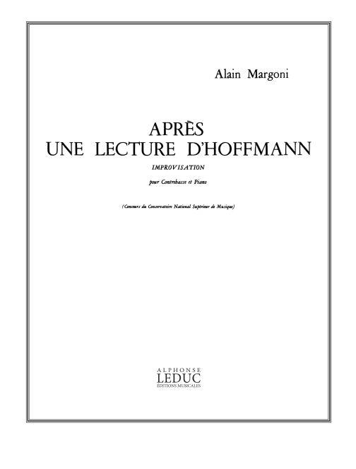 Alain Margoni: Après une Lecture d'Hoffmann (Double Bass & Piano)