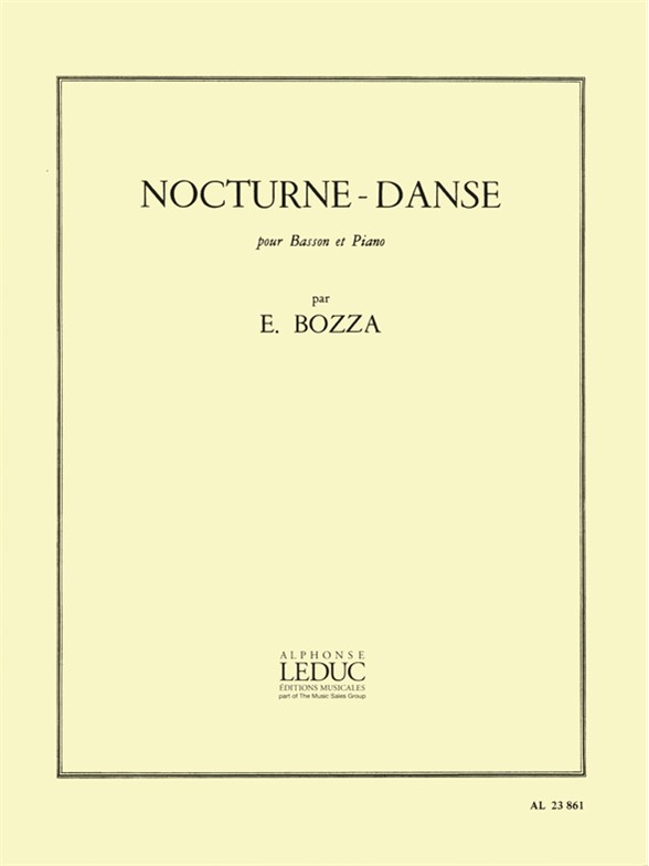 Eugène Bozza: Nocturne-Danse (Bassoon & Piano)