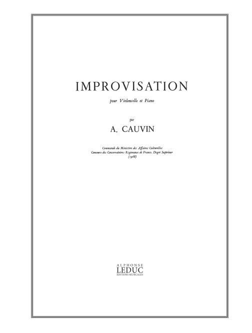 Philippe Cauvin: Improvisation (Cello & Piano)