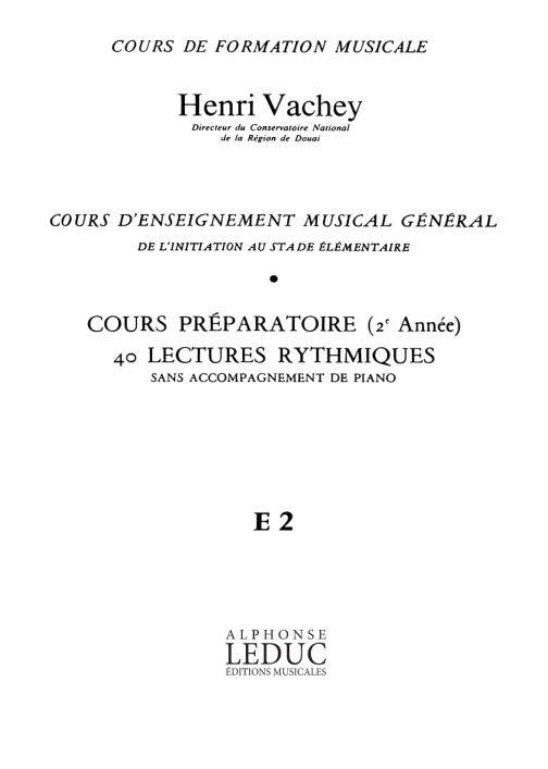 Vachey Cours Enseignt Musical General 2eme Prep Rythmiques Cle Sol E2