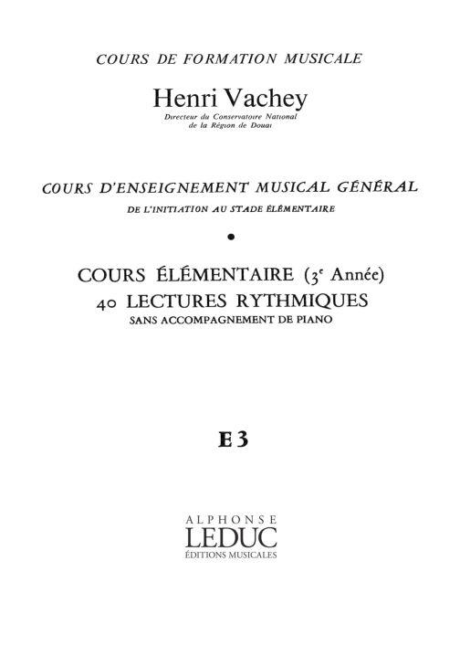 Vachey Cours Enseignt Musical General 3eme Elem Rythmiques Cle Sol E3