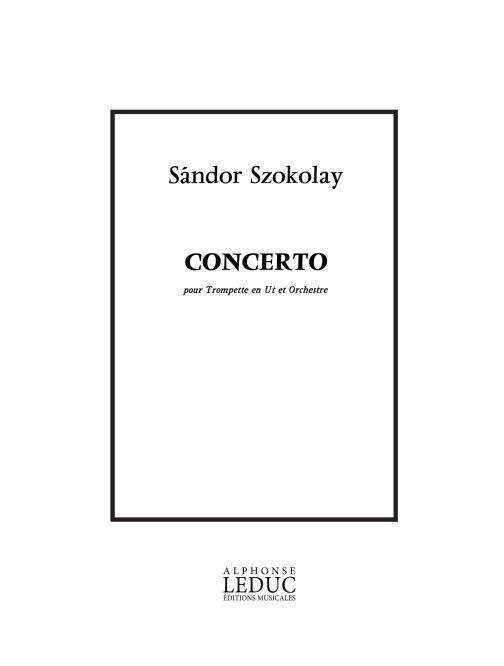 Sandor Szokolay: Concerto (C trpt) (Trumpet & Piano)