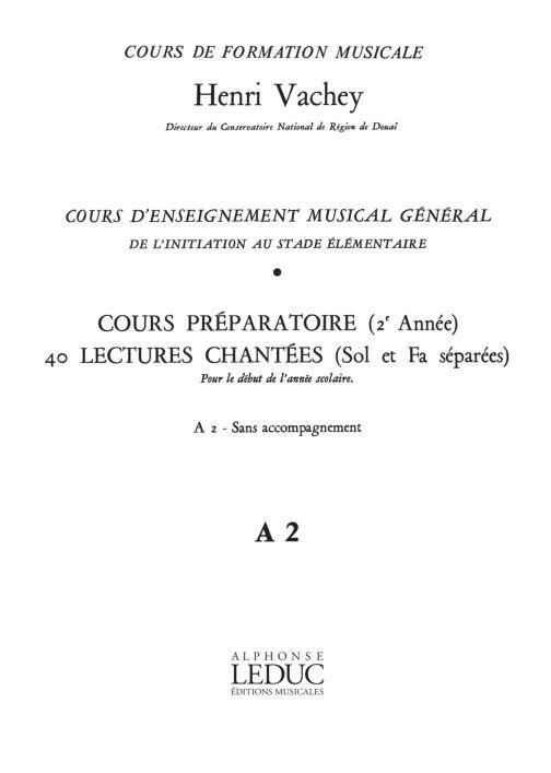 Vachey Cours Enseignt Musical General 2eme Annee Prep Deb S Ac A2 Book