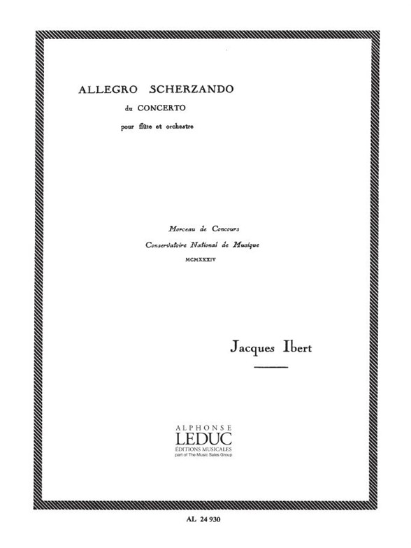 Jacques Ibert: Allegro scherzando (Flute & Piano)