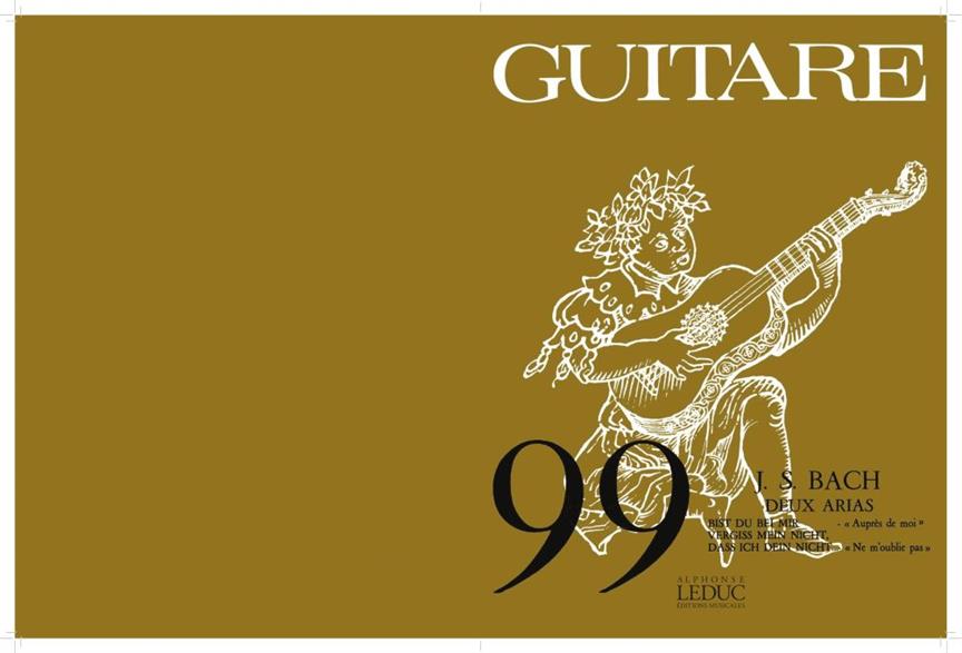 Johann Sebastian Bach: 2 Arias (coll. Guitare No.99) (Guitar solo)