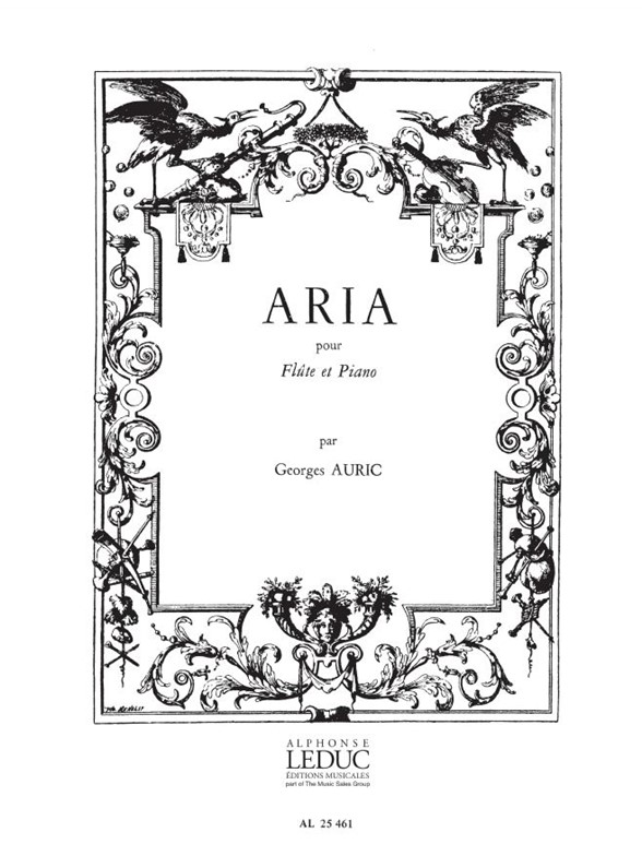 Georges Auric: Aria (Flute & Piano)