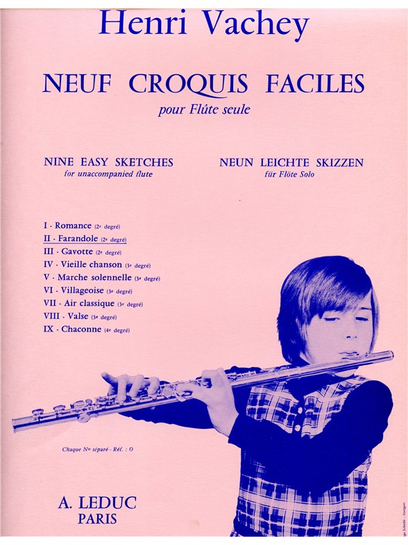 Henri Vachey: Farandole (Flute solo)
