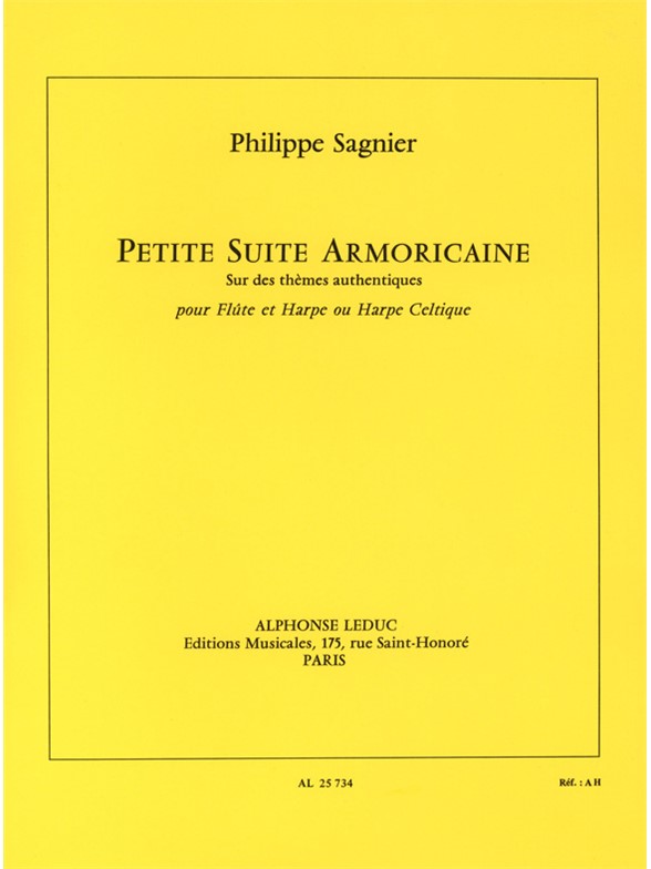 Philippe Sagnier: Petite Suite armoricaine, sur des Thèmes authentiques (Flute & Harp)