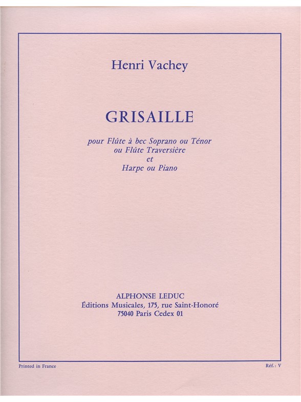 Henri Vachey: Grisaille (Flute & Piano)
