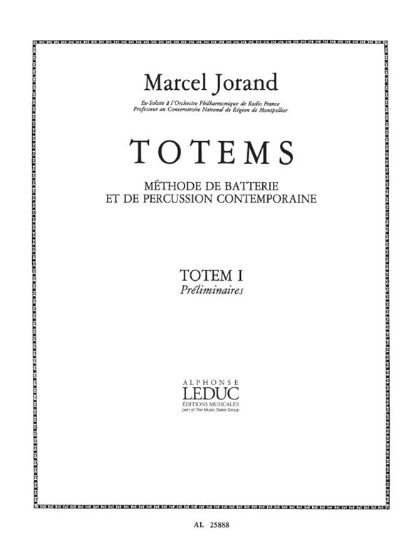 Marcel Jorand: Totem 1 (Percussion solo)