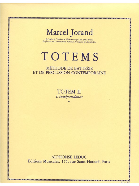 Marcel Jorand: Totem 2 (Percussion solo)