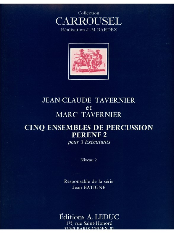 Jean-Claude & Marc Tavernier J.C.& M.: Perenf 2 (Percussions 3)