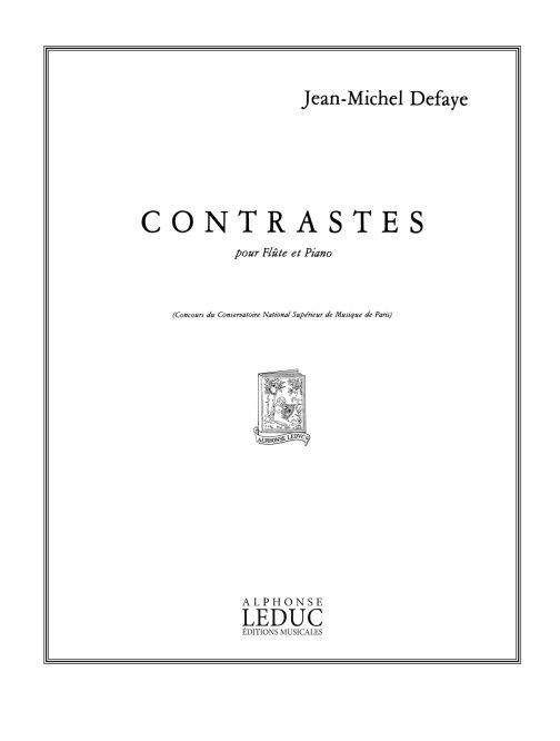 Jean Michel Defaye: Contrastes (Flute & Piano)