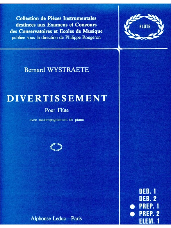 Bernard Wystraëte: Divertissement (Flute & Piano)