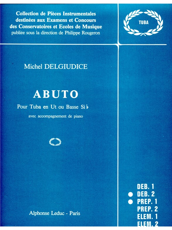Michel Delguidice: Abuto (Tuba & Piano)