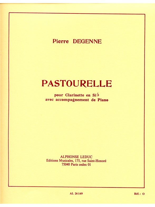 Pastourelle Cla/Pno