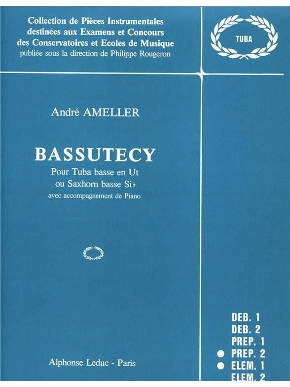 André Amellér: Bassutecy Op.341 (Tuba & Piano)