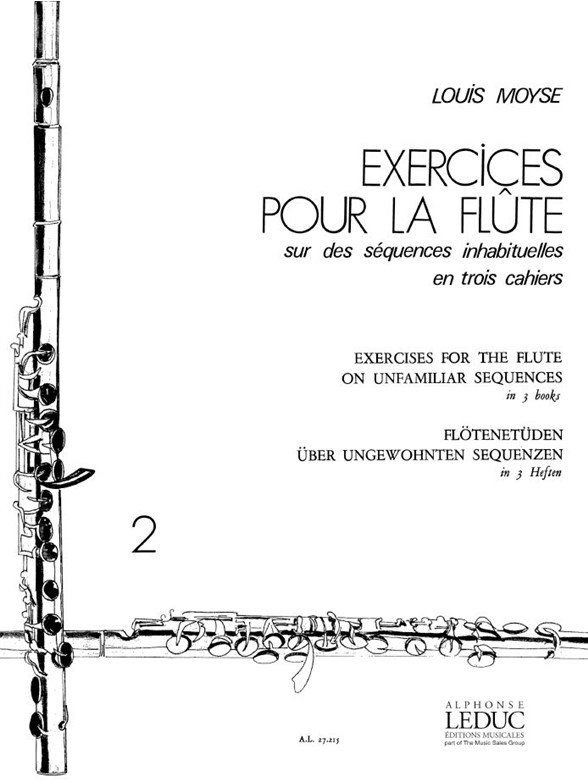 Louis Moÿse: Exercices sur des Séquences inhabituelles Vol.2, No.2 (Flute solo)