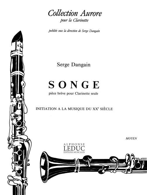 Serge Dangain: Songe (Clarinet solo)