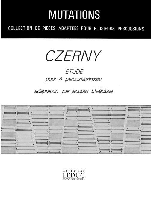 Karl Czerny: Etude (Percussions 4)