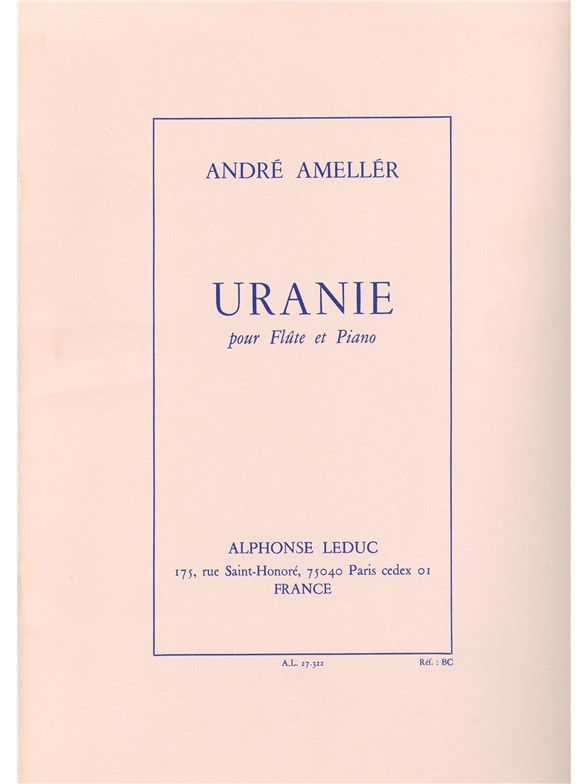 André Amellér: Uranie Op.367 (Flute & Piano)
