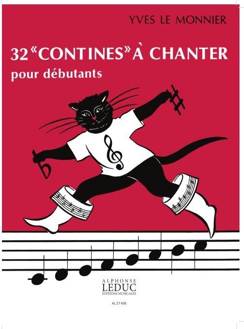Yves le Monnier: 32 Contines à Chanter (Voice & Piano)