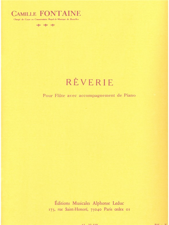 C. Fontaine: Rêverie (Flute & Piano)