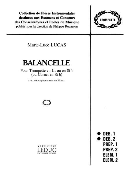 Marie-Luce Lucas: Balancelle (Trumpet & Piano)