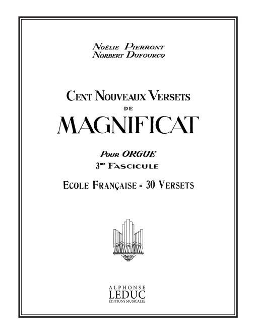 Various Composers: 100 Nouveaux Versets de Magnificat Vol.3 (Organ)