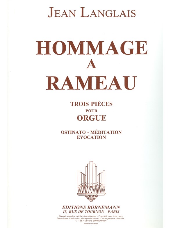 Jean Langlais: Hommage à Rameau (Organ)