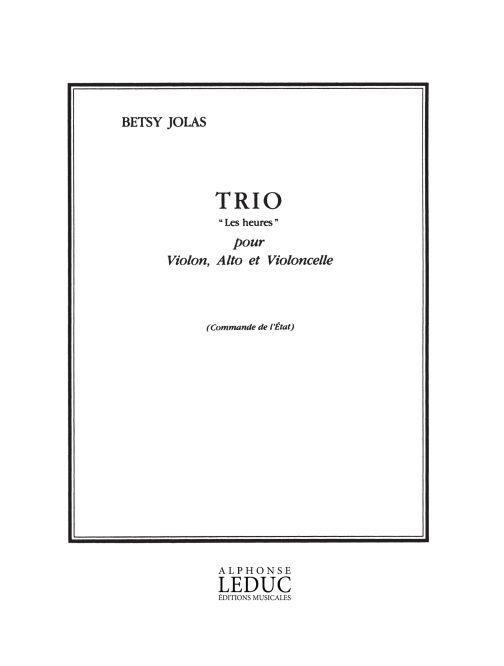 Betsy Jolas: Trio 'Les Heures' (Trio - Strings)