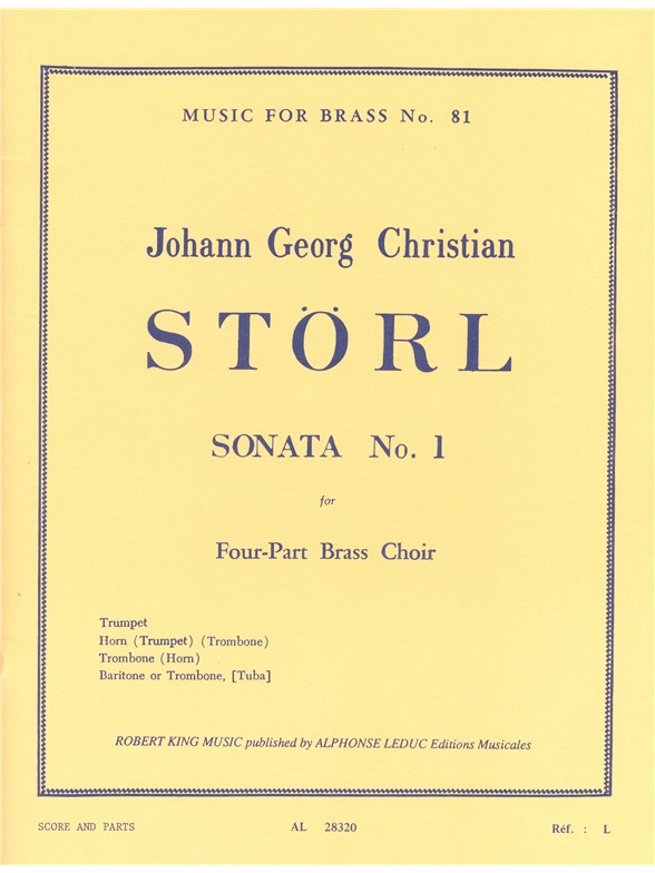J. Stoerl: Sonata No.1 (Quartet-Brass)