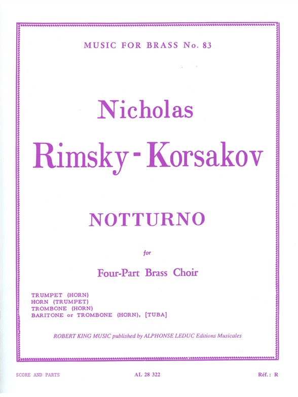 Nikolai Andreyevich Rimsky-Korsakov: Notturno (Horns 4)