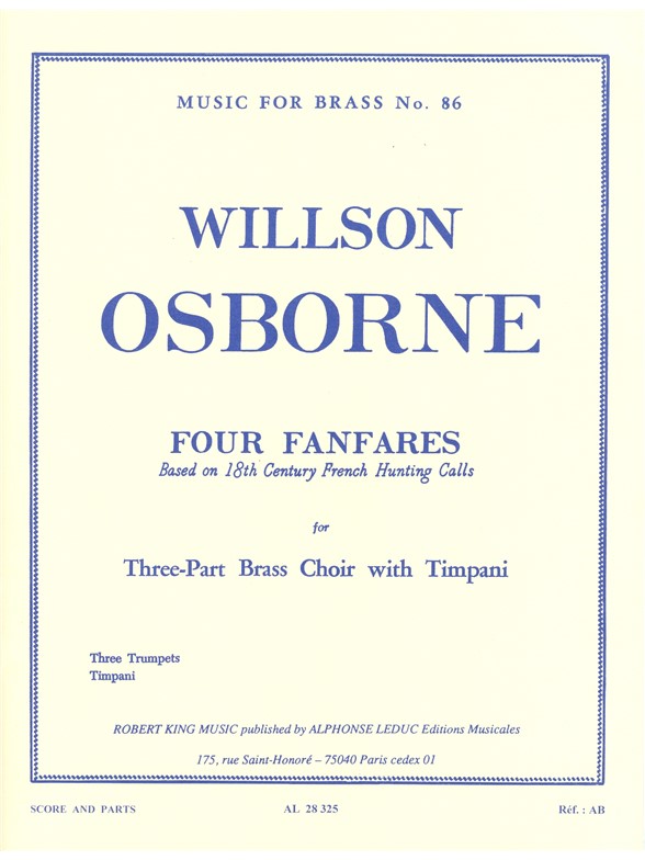 Willson Osborne: 4 Fanfares (Trumpets 3)