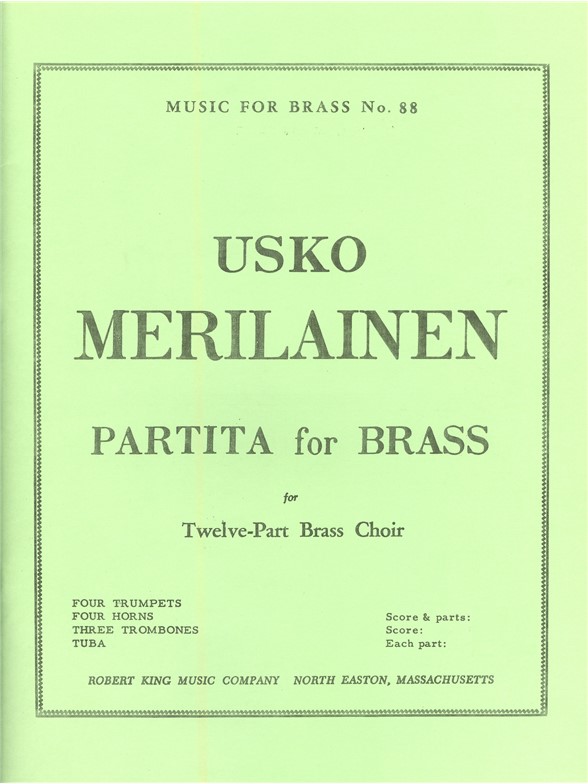 Uska Merilainen: Partita (Ensemble-Brass 8 or more)