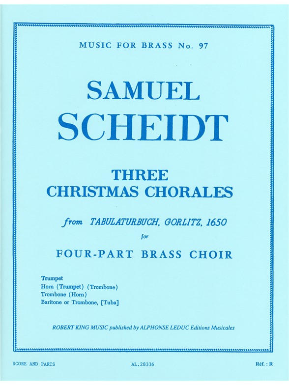 Samuel Scheidt: 3 Christmas Chorales (Quartet-Brass)