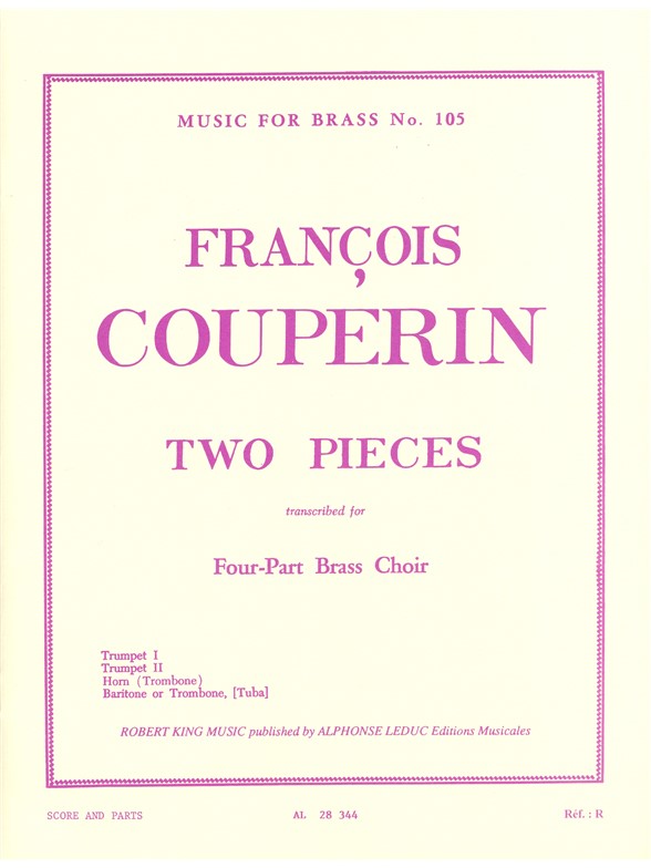 François Couperin: 2 Pièces (Quartet-Brass)
