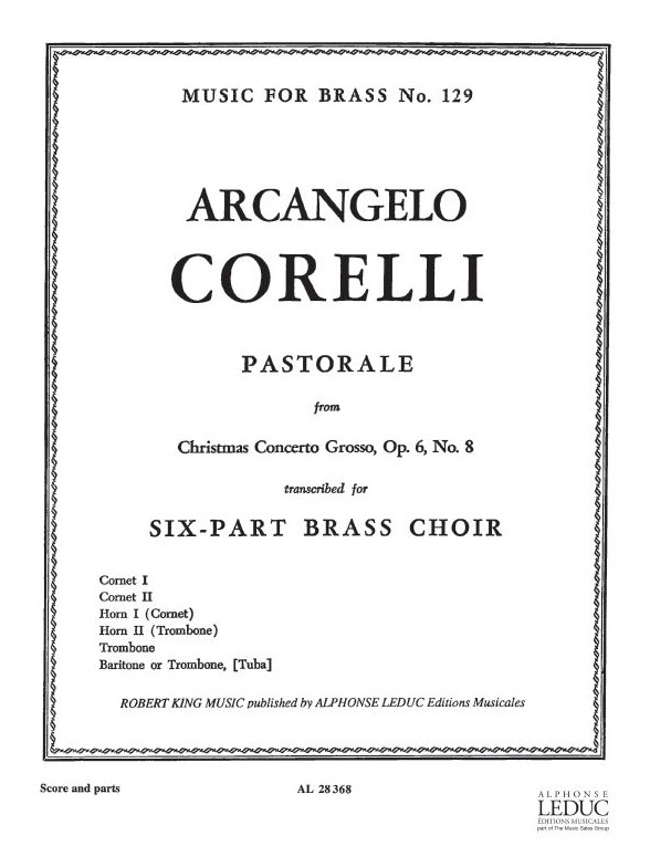 Arcangelo Corelli: Pastorale de Noël (Sextet-Brass)