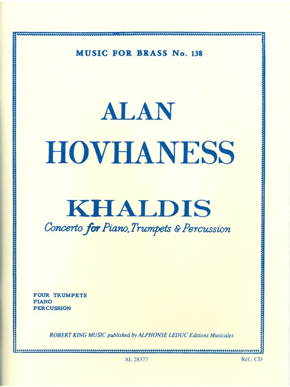 Alan Hovhaness: Khaldis (Sextet-Mixed)