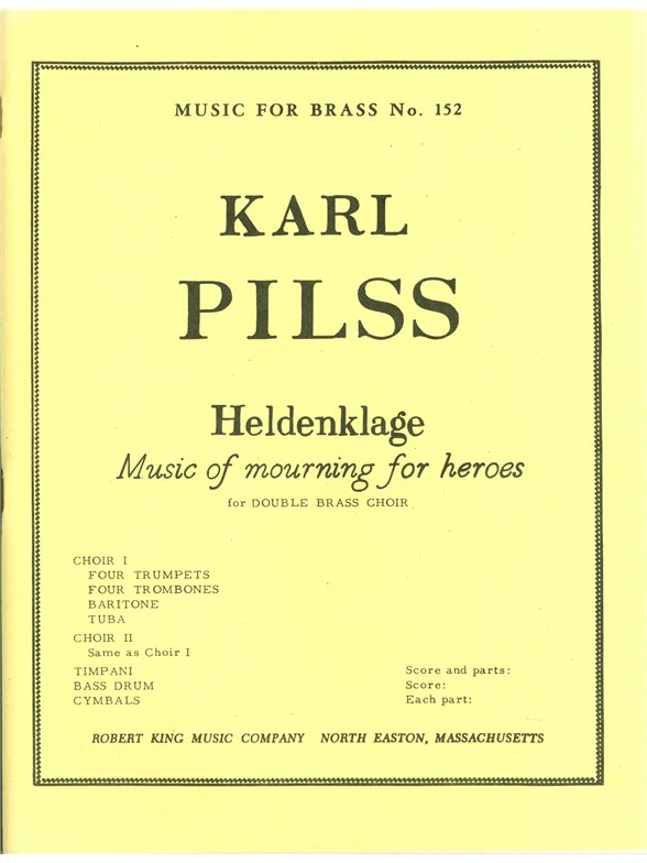 Heldenklage Brass Ensemble Sc/Pts Mfb 152