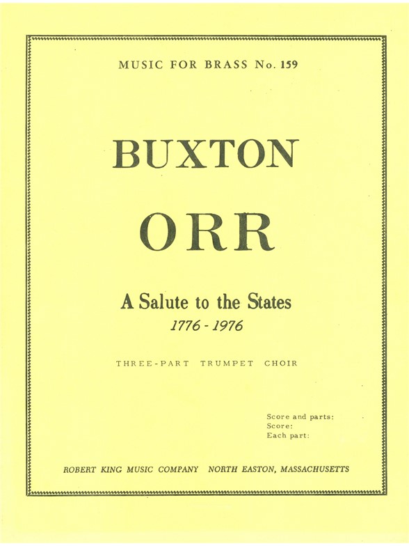 Buxton Orr: Salute to the States (Trumpets 3)
