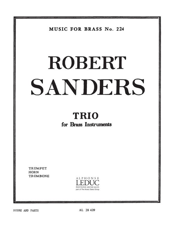 Robert Levine Sanders: Trio (Trio - Brass)