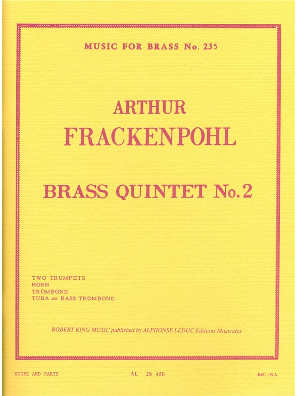 Arthur R. Frackenpohl: Quintet No.2 (Quintet-Brass)
