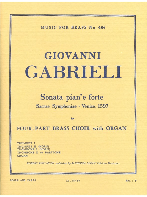 Giovanni Gabrieli: Sonata pian'e forte (Quintet-Mixed)