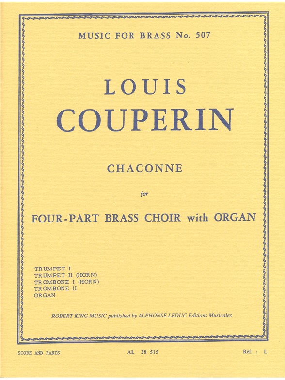 Louis Couperin: Chaconne (Quintet-Mixed)