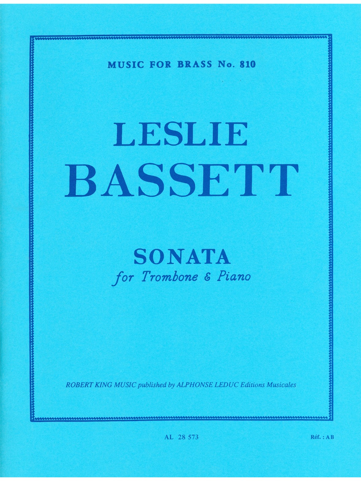 Leslie Bassett: Sonata (Trombone & Piano)