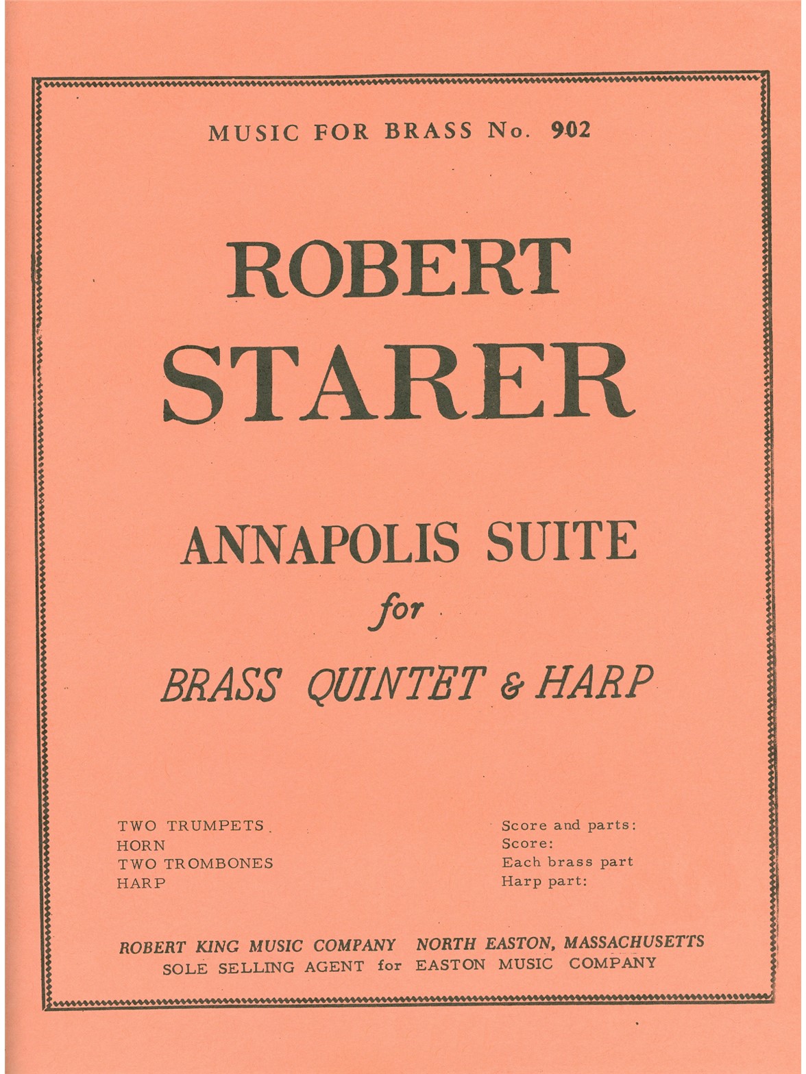 Robert Starer: Annapolis Suite (Sextet-Mixed)