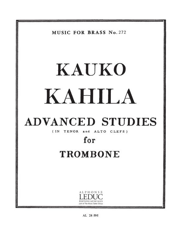 Kauko Kahila: Advanced Studies (Trombone solo)