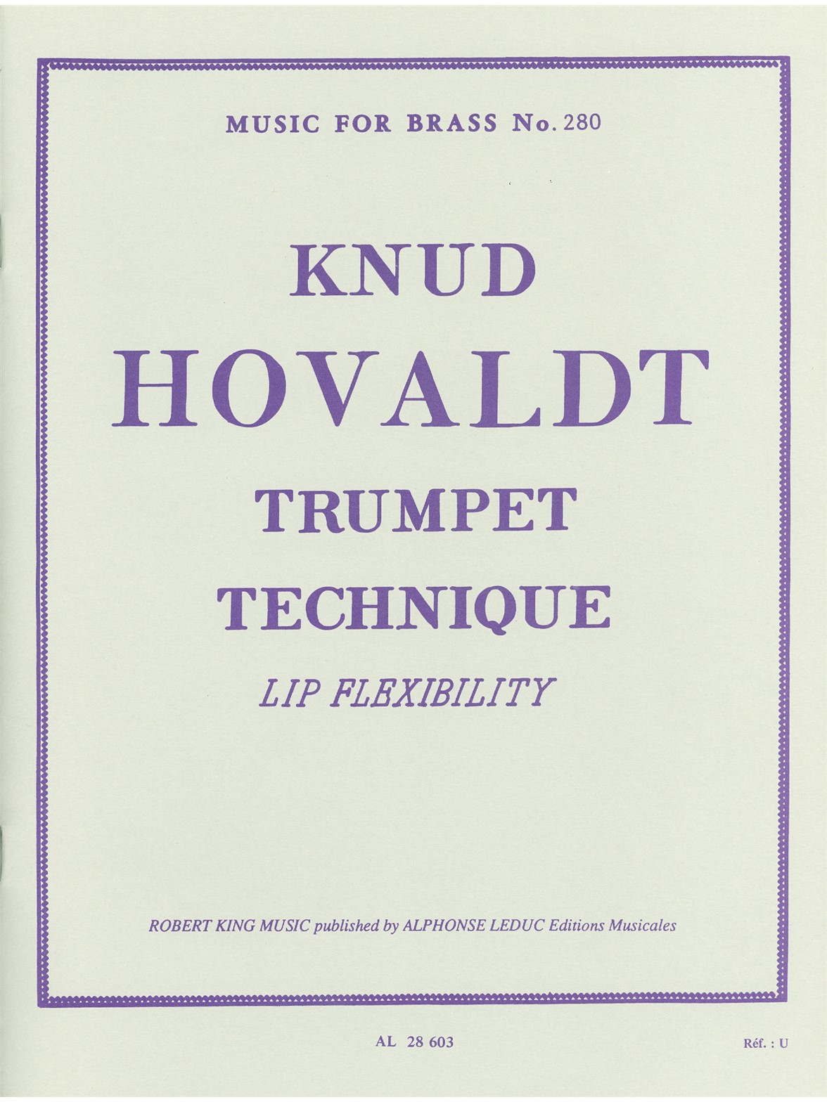Knud Hovaldt: Trumpet Technique: Lip Flexibility (Trumpet solo)