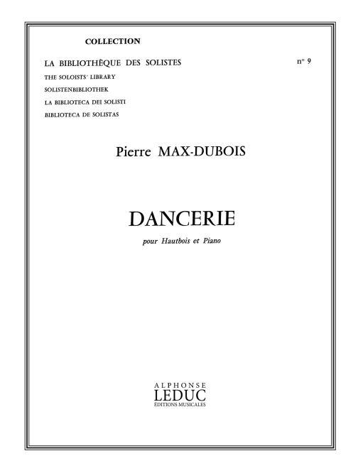 Dubois Pierre M Dancerie Lm009 Oboe & Piano Book